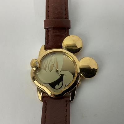-82- WATCH | Lorus Disney Mickey Mouse 3D Face Gold Tone | V401-5700