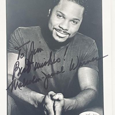 Malcolm-Jamal Warner signed photo