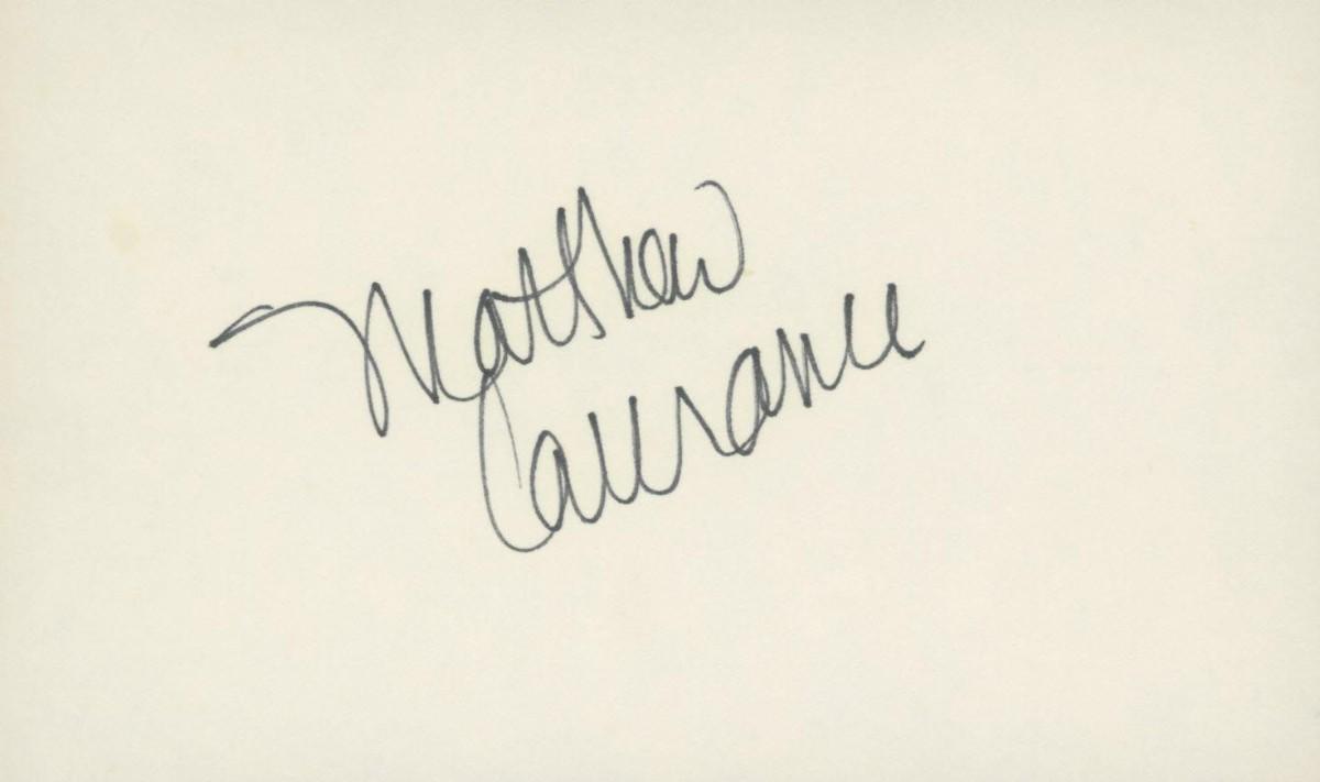 Martha Lawrence signature | EstateSales.org