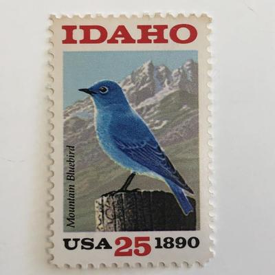 1990 25c Idaho Statehood Stamp