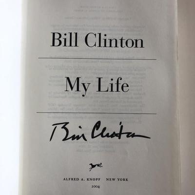 My Life Bill Clinton signed book . GFA Authenticated