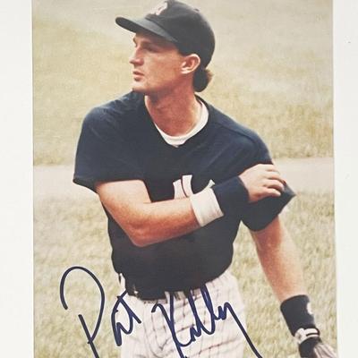 NY Yankees Pat Kelly signed photo