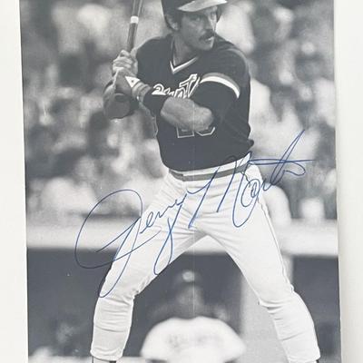 Jerry Martin signed photo post card