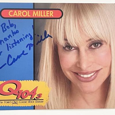 Carol Miller signed photo