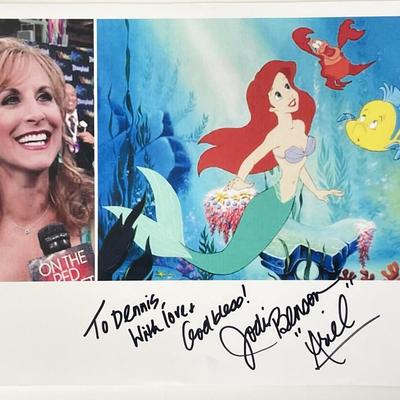The Little Mermaid voice actress Jodi Benson signed photo 