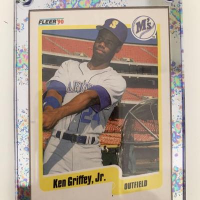 Ken Griffey Jr. Mariners Outfield Framed Baseball Card
