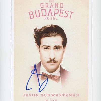 The Grand Budapest Hotel signed movie photo