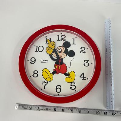 -92- WALL CLOCK | Lorus Disney Mickey Mouse Quartz Wall Clock