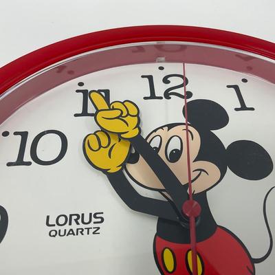 -92- WALL CLOCK | Lorus Disney Mickey Mouse Quartz Wall Clock