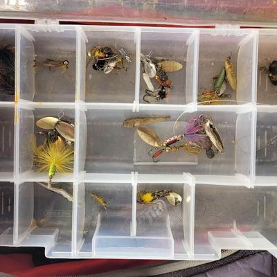 Lot of fishing items.