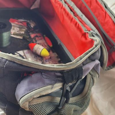 Lot of fishing items.