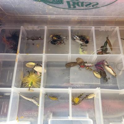 Lot of fishing items.