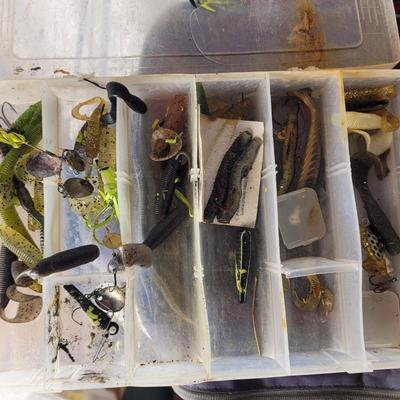 Lot of fishing items.