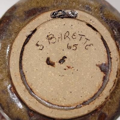MCM 1965 S. Barrette pottery vase