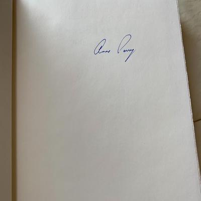 Signed first edition by Anne Perry
