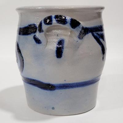 Antique German Salt Glazed covered crock