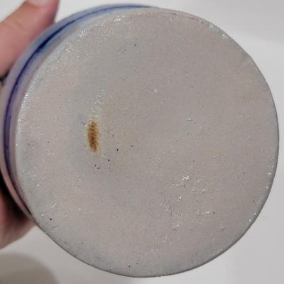 Antique German Salt Glazed covered crock
