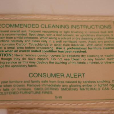 American Masterpiece Wing Back Chair w/ Ottoman (See Description)