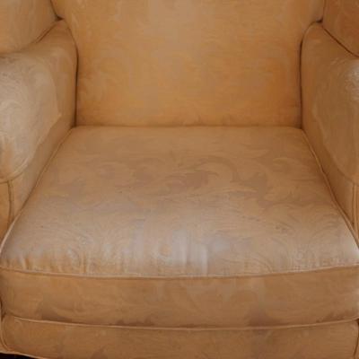 American Masterpiece Wing Back Chair w/ Ottoman (See Description)
