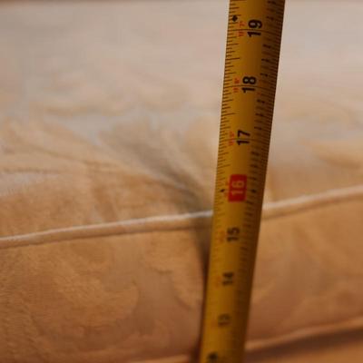 American Masterpiece Wing Back Chair w/ Ottoman (See Description)