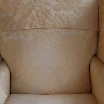 American Masterpiece Wing Back Chair w/ Ottoman (See Description)