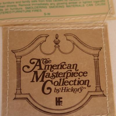 American Masterpiece Wing Back Chair w/ Ottoman (See Description)