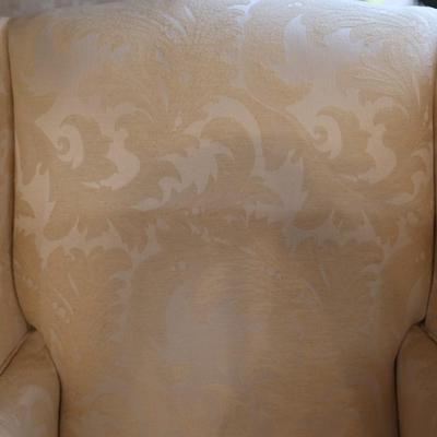 American Masterpiece Wing Back Chair w/ Ottoman (See Description)