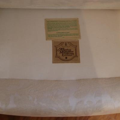 American Masterpiece Wing Back Chair w/ Ottoman (See Description)