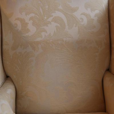 American Masterpiece Wing Back Chair w/ Ottoman (See Description)