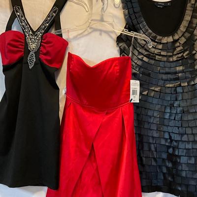NEW and used once red/black dresses Sm