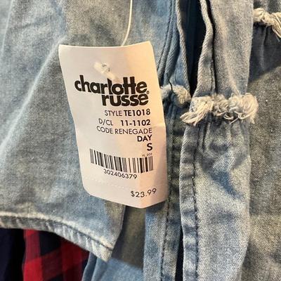NEW Charlotte Russe tops with tags - S
