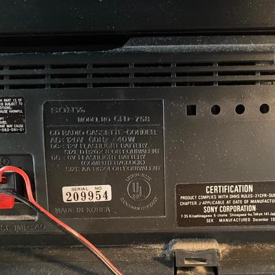 Sony Boom Box