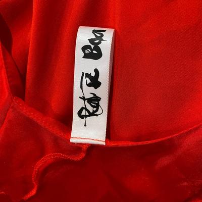 Red ruffle dress by Rat and Boa - size XXS