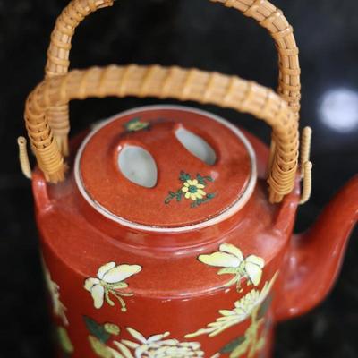 ACF Hong Kong Porcelain Floral Teapot