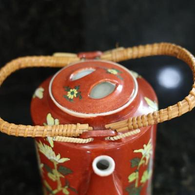 ACF Hong Kong Porcelain Floral Teapot