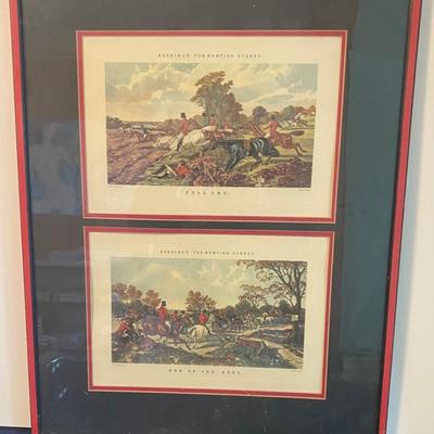 Vintage Fox Hunting Picture