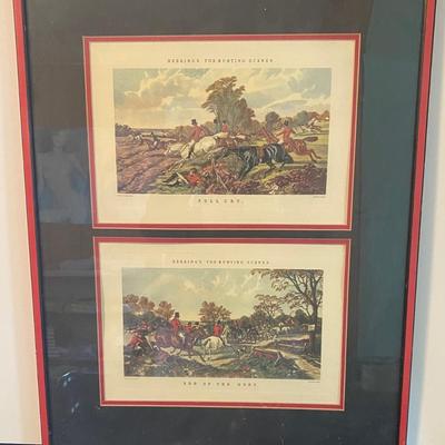 Vintage Fox Hunting Picture