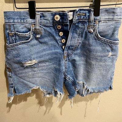Distressed jean shorts by We The Free - size 24