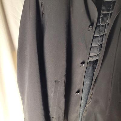 Chaps 44L dress coat car coat with liner