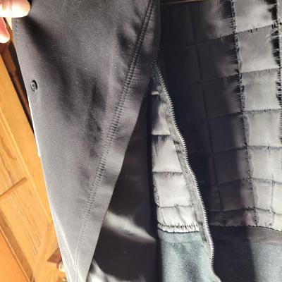 Chaps 44L dress coat car coat with liner