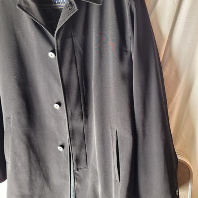 Chaps 44L dress coat car coat with liner