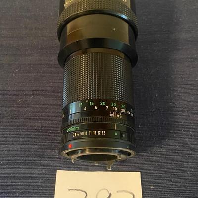 Canon FD 200mm Lens