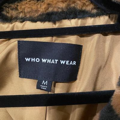 Animal jacket by Who What Wear - size Medium