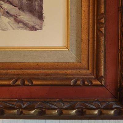 Framed Scene of Paris Notre Dame