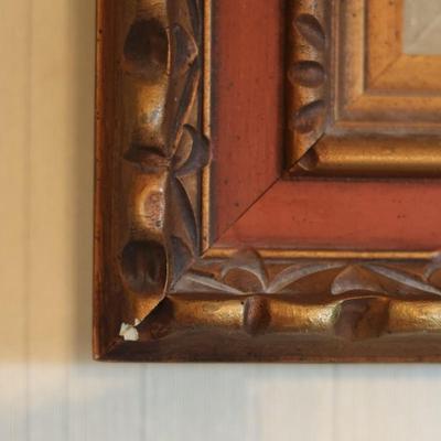 Framed Scene of Paris Notre Dame