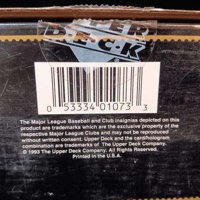 BOX OF 1993 UPPER DECK BASEBALL CARDS