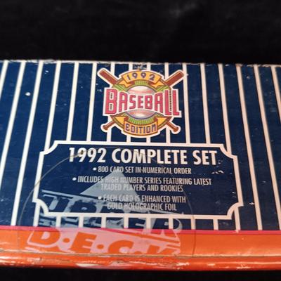 BOX OF 1992 UPPER DECK BASEBALL CARDS