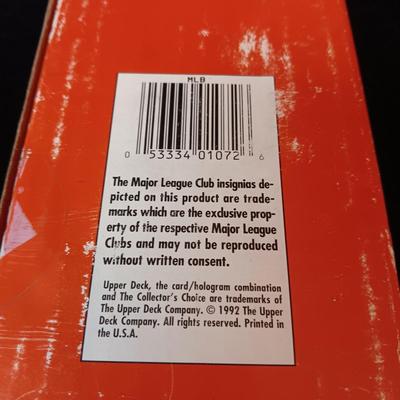 BOX OF 1992 UPPER DECK BASEBALL CARDS