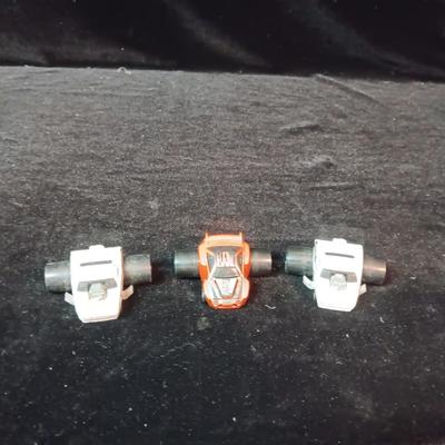 HOT WHEELS FATBAX B-MACHINE & 2 PLYMOUTH BARRACUDAS