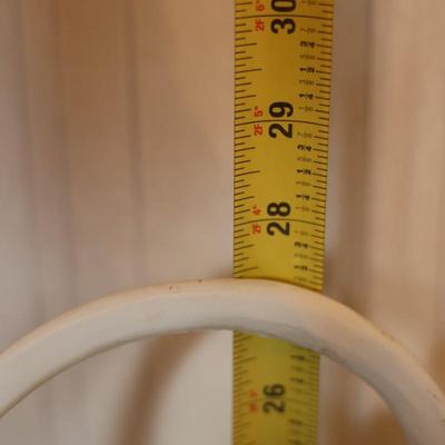 Vintage Rose Pattern Cast Iron Chair